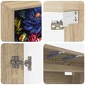 vidaXL Nástenný TV kabinet KIEL 69 x 33 x 40 cm Dub sonoma
