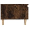vidaXL Bočný stolík dymový dub 50x46x35 cm spracované drevo