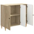 vidaXL Servírovacia skriňa Dub sonoma 89 x 34,5 x 80 cm