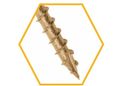 Tesárske vruty do dreva tanierové M8x100mm Torx A1, 50ks WCT-08100 Tesařské vruty do dřeva talířové M8x100mm Torx A1, 50ks WCT-08100