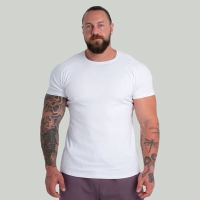 Tričko Ribbed White - STRIX, veľkosť L
