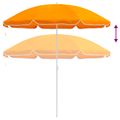 vidaXL Záhradný slnečník 160 cm 170T polyester Oranžová