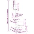vidaXL Strom pre mačky od podlahy po strop bledosivý 268,5-294,5 cm