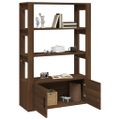 vidaXL Komoda hnedý dub 80x30x119,5 cm spracované drevo