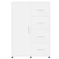 vidaXL Komody 2 ks biele 60x31x84 cm kompozitné drevo