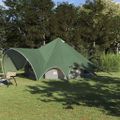 vidaXL Teepee stan pre 9 osôb 9-miestny Zelená a šedá