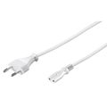 WENTRONIC Sieťový kábel 2pin 230V 5m biel W.93988