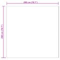 vidaXL Koberec z umelého ovčieho kožucha TAFALLA Ružová 200 x 200 cm