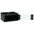 vidaXL 4U Nástenná serverová skriňa 19" 600x450x285 mm IP20