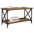 vidaXL Konferenčný stolík Staré drevo 80 x 45 x 45.5 cm