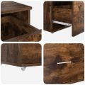 vidaXL Zásuvkový kabinet 55 x 45 x 31 cm Dymová dub