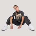 Dámske cropped tričko Abyss Charcoal - GymBeam, veľkosť XS