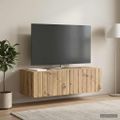 vidaXL Nástenná TV skrinka 98 x 41 x 30 cm Dub artisan