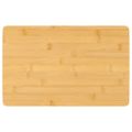 vidaXL Raňajkové taniere 6 ks 22x14x0,8 cm bambus