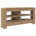 vidaXL RohováTVskriňa 102 x 40,5 x 45 cm Remeselný dub