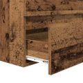 vidaXL Sada kúpeľňového nábytku 2 ks Staré drevo 57 x 37 x 45 cm