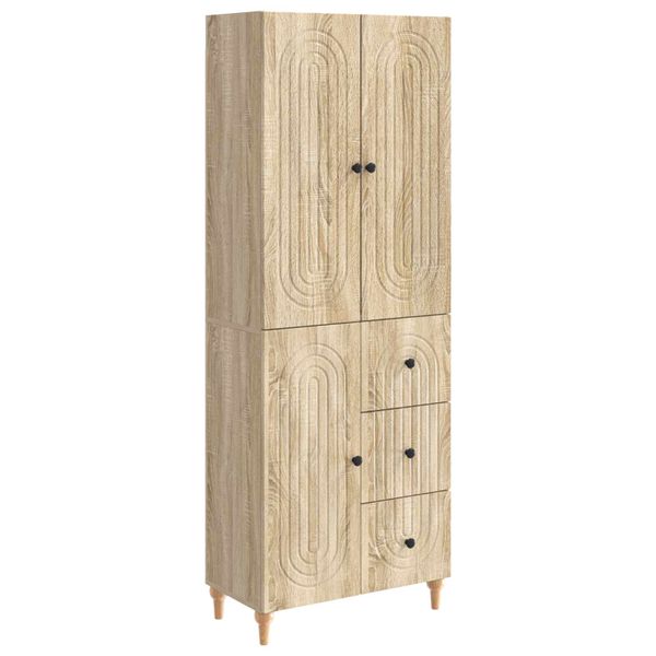 vidaXL Sada skríň 2 pcs 66 x 34,5 x 90 cm Kompozitné drevo