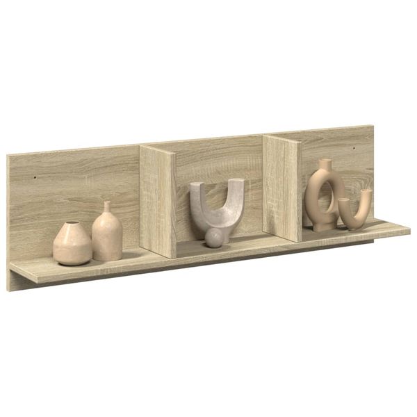 vidaXL Nástenná skrinka 100x16,5x30 cm dub sonoma kompozitné drevo