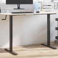 vidaXL Rám stola na státie čierny (94-135)x60x(70-114) cm oceľ