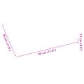 vidaXL Nástenné panely 12 ks tmavozelené 30x30 cm látkové 0,54 m²