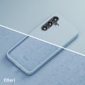 Silikónový kryt Etteri pre Samsung Galaxy S25 Plus svetlomodrý