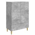 vidaXL Servírovacia skriňa Betónovo sivá 66 x 34,5 x 95 cm