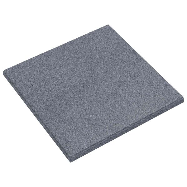 vidaXL Dlaždice na ochranu proti pádu 6 pcs Sivá 50 x 50 cm Guma