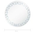 vidaXL Kúpeľňové zrkadlo s LED osvetlením 80 cm