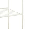 vidaXL Vešiak na oblečenie Biela 80 x 53 x 156 cm