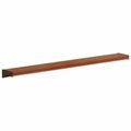 vidaXL Parapetné dosky Hnedé drevo 100 x 10 x 4,5 cm PVC