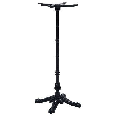 VidaXL Bistro Table Noha Čierna 52x52x108 cm Liatina