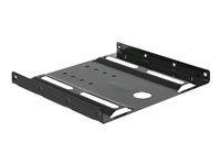 Bay adaptér pre dátový sklad - 3,5" na 2,5" - čierna