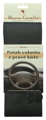 Potah volantu omotávací z pravej kože A čierna PERFO