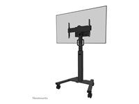 Vozík - pre plochý panel - čierna - veľkosť obrazovky: 37"-75"