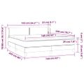 vidaXL Boxspring posteľ s matracom čierna 160x200 cm umelá koža