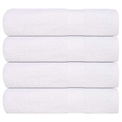 vidaXL Sprchové osušky FROGN 4 ks biele 70x140 cm 360 g/m²
