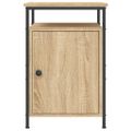vidaXL Nočný stolík dub sonoma 40x42x60 cm kompozitné drevo