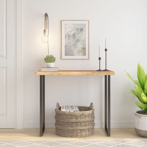 vidaXL Stolová doska 100x40x3,8 cm obdĺžnik masívna akácia živá hrana