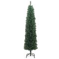 vidaXL Umelý vianočný stromček Zelená 180 cm PVC, oceľ a plast