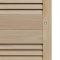 vidaXL Skříňové dvere s dverami 4 ks Prírodná 49,5 x 2,1 x 140,5 cm