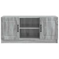 vidaXL TV skrinka Sivá sonoma 102 x 34,5 x 47 cm Kompozitné drevo