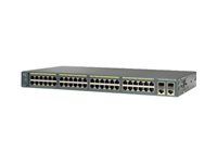 Přepínač - řízený - 48 x 10/100 + 2 x kombinace Gigabit SFP - Lze montovat do rozvaděče - repasováno
