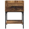 vidaXL Nočný stolík 2 ks Staré drevo 40 x 29 x 60 cm Kompozitné drevo