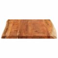 vidaXL Stolová doska 100x80x2,5 cm obdĺžnik akáciový masív živá hrana