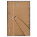 vidaXL Fotorámiky na stenu alebo stôl 3 ks modré 28x35 cm MDF