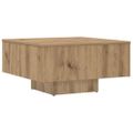 vidaXL Konferenčný stolík Artisan Dub 60x60x31,5 cm Konštrukčné drevo
