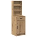 vidaXL Highboard Remeselný dub 41 x 40 x 135 cm Kompozitné drevo
