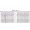 vidaXL Záhradný plot 600x80 cm trstina