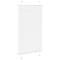 vidaXL plisovaná roleta biela 80x100 cm šírka látky 79,4 cm