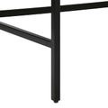 vidaXL Konzolový stôl Hnedá 100 x 55 x 89.5 cm Pevné mango drevo a kov